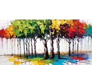 KS E7E4 Pop Art Tree 6