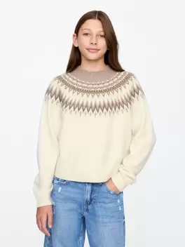 Παιδικό Fair Isle Πουλόβερ