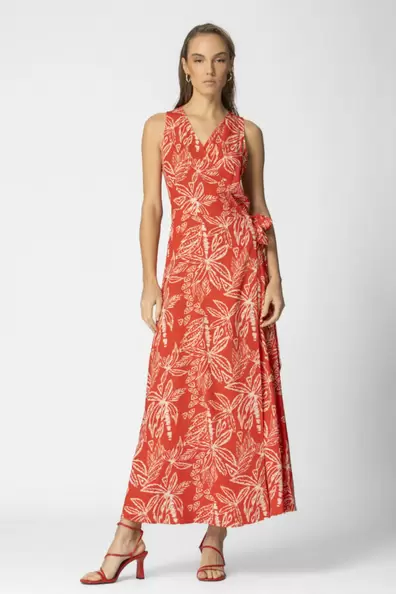 ΓΥΝΑΙΚΕΙΟ ΚΡΟΥΑΖΕ ΜΑΞΙ ΦΟΡΕΜΑ ΜΕ TROPICAL PRINT         Πρόσθήκη στην λίστα επιθυμιών
