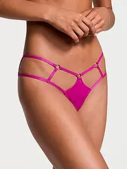 Strappy Hardware High-Leg Cheeky Panty