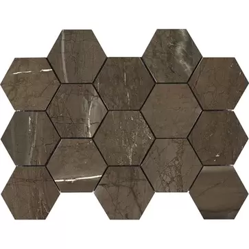Lux Jatoba Brown Hex Super Pulido Rectified 32.5 x 22.5