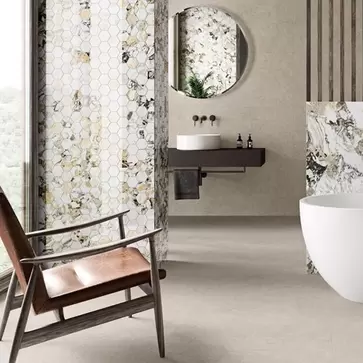 Lux Grotta Oro Hex Super Pulido Rectified 32.5 x 22.5