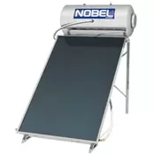 Ηλιακός Θερμοσίφωνας NOBEL Classic Glass 160L/2.6τμ Διπλής Ενέργειας Ταράτσας