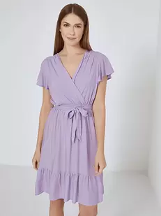 Dress wrap front mini