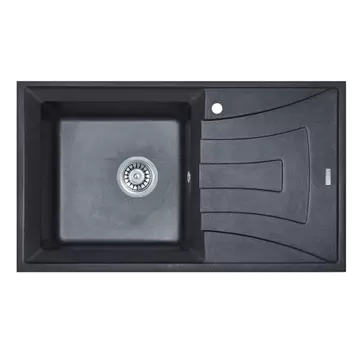 Νεροχύτης Γρανιτένιος Master 78 Black Pearl 78 x 50 x 18