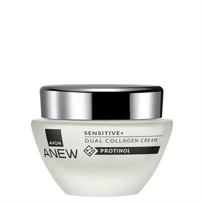 Κρέμα Προσώπου Anew Sensitive+ Dual Collagen.