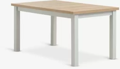 Τραπέζι τραπεζαρίας MARKSKEL 90x150/193 αν.γκρι/χρωματ. δρυς
