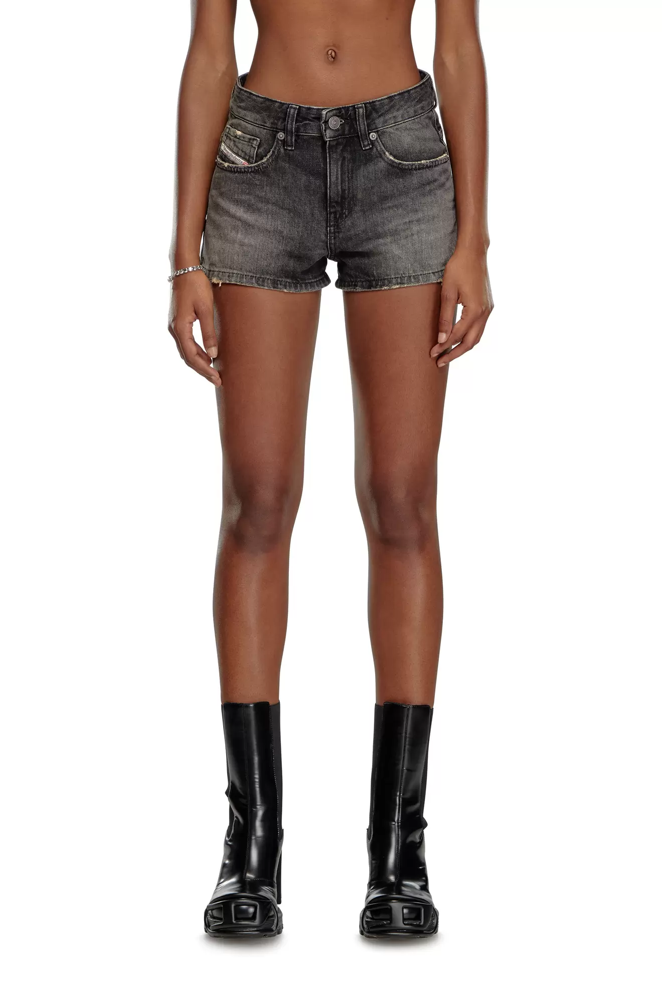 Denim shorts