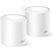 TP-Link Deco X10 AX1500 Whole Home Mesh Wi-Fi 6 Dual Band (2.4 & 5 GHz) 1201 Mbps 2 pack