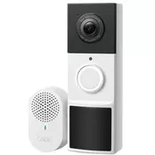 Κουδούνι Πόρτας TP-Link D210 Smart Doorbell με Κάμερα - Λευκό/Μαύρο