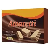 Amaretti Γκοφρετάκια Κλασικά με Γέμιση Κρέμα Κακάο 68gr
