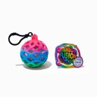 Claire's Exclusive Rainbow Fusion Mesh Ball Fidget Toy Keyring