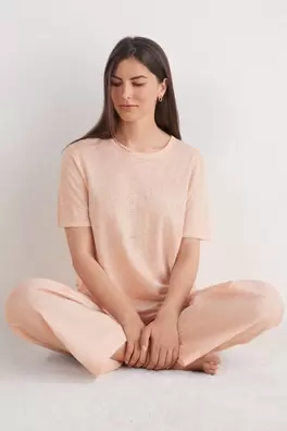 Κοντομάνικη Λινή Μπλούζα The Pure Linen