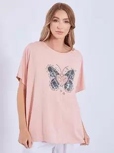 Top with strass butterfly