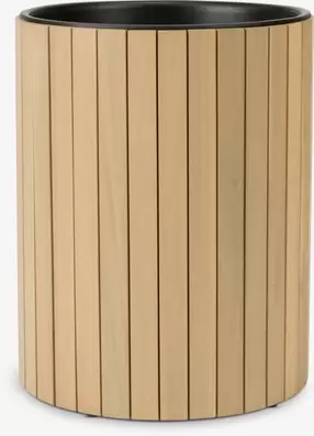 Γλάστρα EJDER Ø34xΥ43cm σκληρό ξύλο