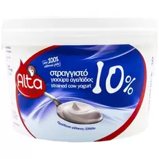 Alta Gusto Γιαούρτι Στραγγιστό 10% Λιπαρά 5Kg El-Elgo 18.728