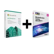 Microsoft Office 365 Family - 1 έτος - Ελληνικά με BitDefender Total Security 1 Device 2-Year Card