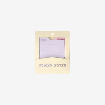 Sticky memos with tabs