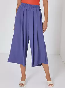 Culottes with pleats