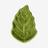 Green leaf trinket tray - 13 cm