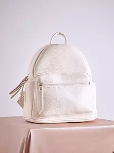Backpack leather effect