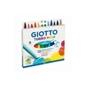Μαρκαδόροι Ζωγραφικής Giotto Turbo Maxi (12 Τεμάχια)