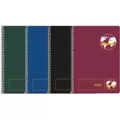 Τετράδιο Σπιράλ GLOBUS A4 4 Θεμάτων Classic 160 Φύλλων (1 Τεμάχιο)