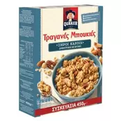 Quaker Τραγανές Μπουκιές Βρώμης με Ξηρούς Καρπούς 450g