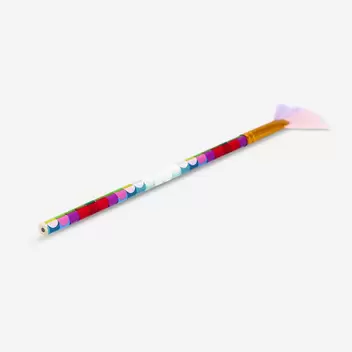 Pencil with brush