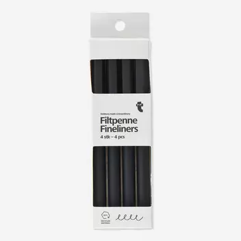 Fineliners. 4 pcs