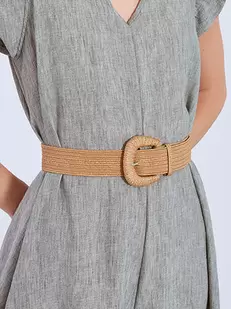 Belt knitted elastic