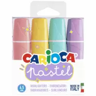 Carioca Pastel Μαρκαδόροι Υπογραμμίσεως 4τεμ