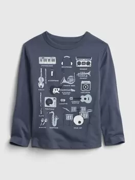 Νηπιακό 100% Οργανικό Βαμβάκι Mix and Match Graphic Μπλούζα