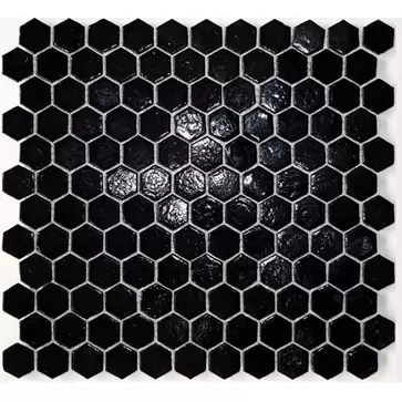 Hexagon Black 30,9 x 28,6