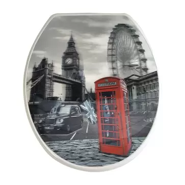 Καπάκι London 3D Soft Close Duroplast 45 x 36,6