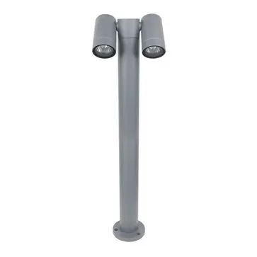 Κολώνα Κήπου Misty Double Soft Grey 17,1 x 10 x 60