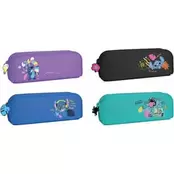 Κασετίνα Οβάλ Coolpack Tube Disney Stitch Μωβ/ Μαύρη/ Μπλε/ Πράσινη - Τυχαία Επιλογή Σχεδίου
