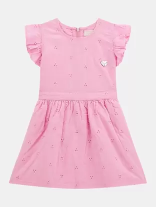 Μίντι φόρεμα Eyelet
