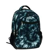Τσάντα Πλάτης No Fear Tie Dye Black & White Πολλών Θηκών