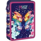 Κασετίνα Διπλή Γεμάτη Must Butterfly