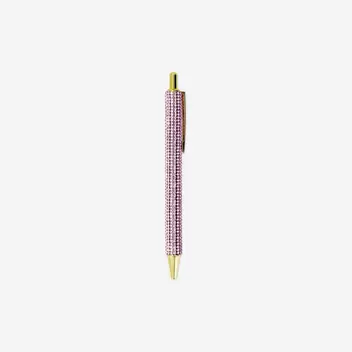 Ballpoint pen with rhinestones - Black ink