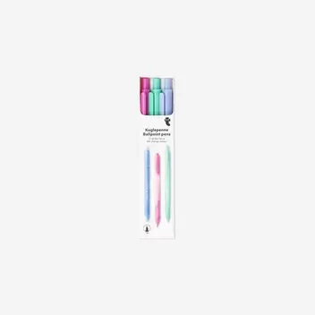 Ballpoint pens with colour changing barrels - 3 pcs
