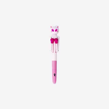 Pink alien punching pen