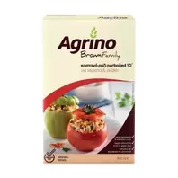 Agrino Brown Family Ρύζι Καστανό Parboiled Για Γεμιστά Χωρίς Γλουτένη 500 gr