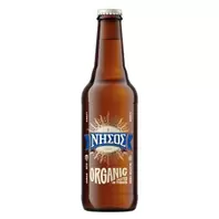 Νήσος Μπίρα Organic Craft Lager Φιάλη Βιολογική Vegan Χωρίς Γλουτένη 330 ml