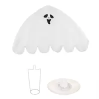 Φαντασματάκι Halloween Φωτιστικό με Πολύχρωμα Φως 52cm