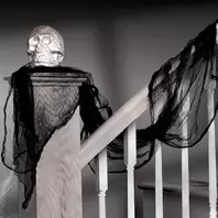 Ύφασμα Δίχτυ Διακοσμητικό Halloween Μαύρο - 6m