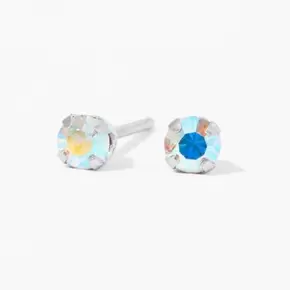 Ιριδίζον Strass 3mm (ασημί δέσιμο)
