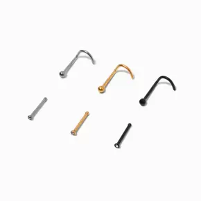 Σκουλαρίκια Μύτης Mixed Metal (6 τεμάχια)