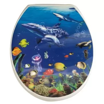 Καπάκι Ocean 3D Soft Close Duroplast 45 x 36,6